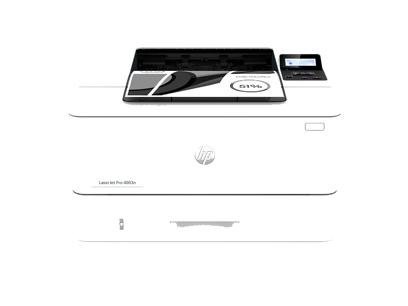 HP Laserjet Pro 4003n ; (Supplies : W1510A)